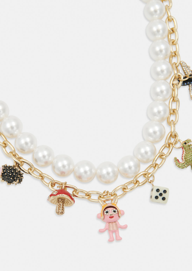 Essentiel Antwerp Imany  Charm Necklace in Gold