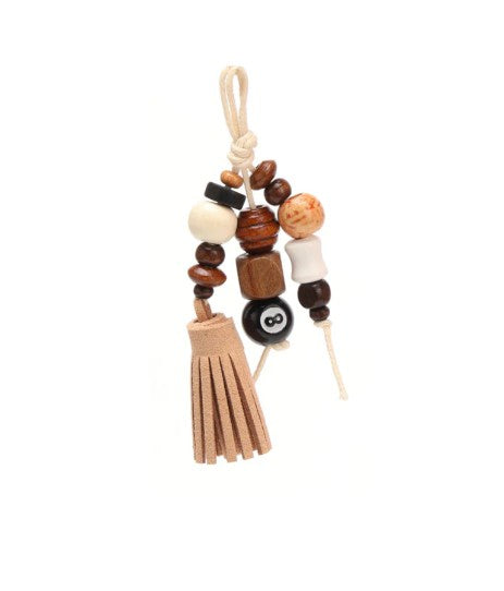 Nokwol Tripple Bead Charm in Natural