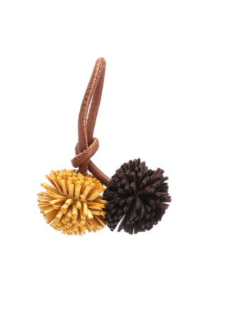 Nokwol Pretty Pom Pom in Brown, Yellow