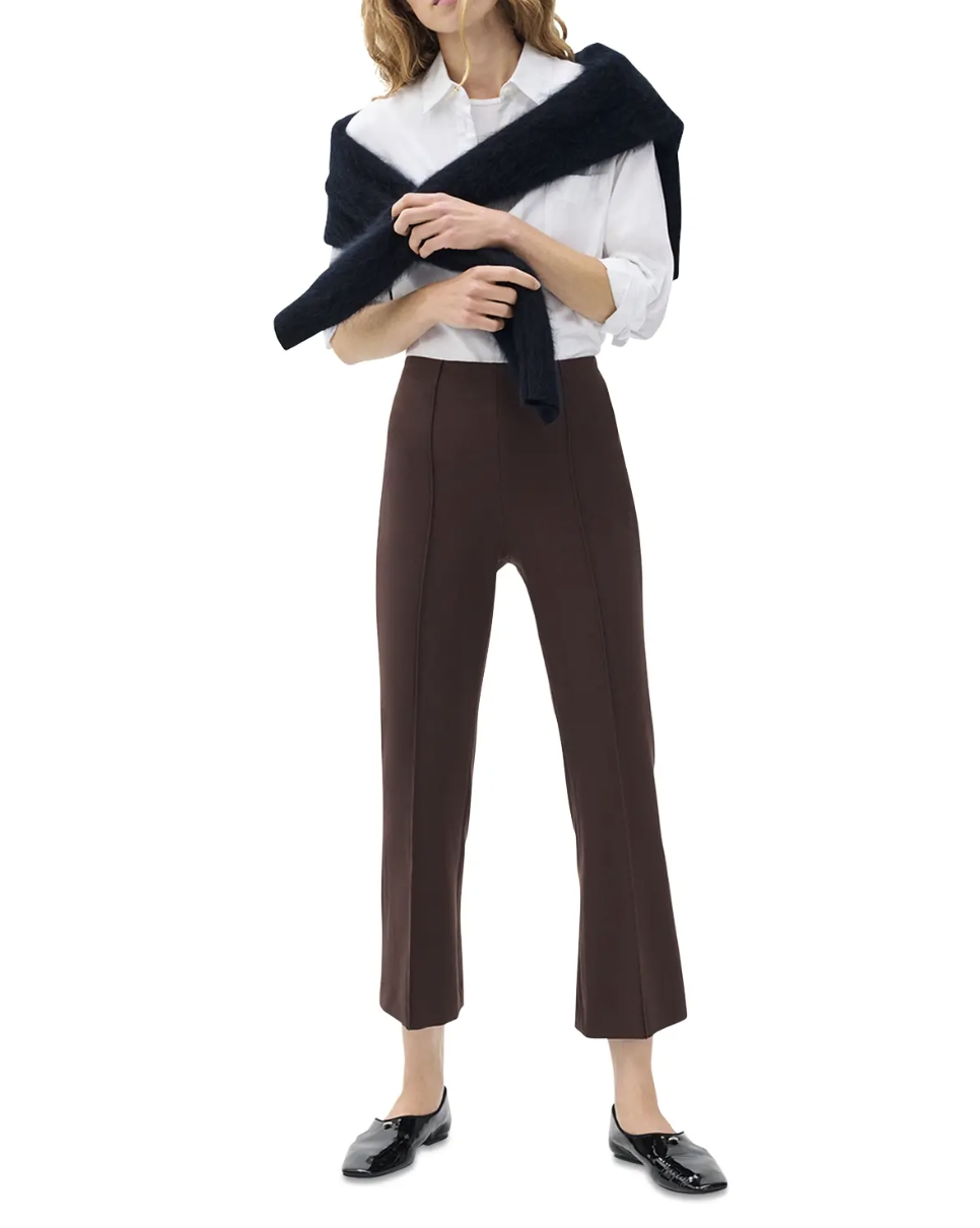 Rag & Bone Irina Pont Kick Flare in Coffee