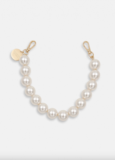 Essentiel Antwerp Jadine Big Balls Chain Charm in Off White