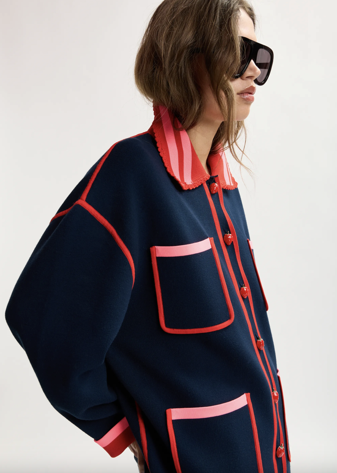 Essentiel Antwerp Kokorico Cardi - Navy