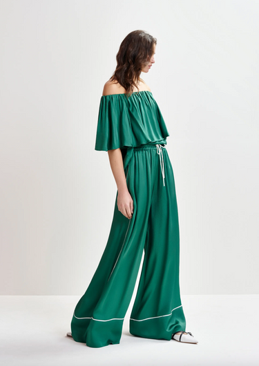 EA Hontgomery Wide Pants in Madison Blue