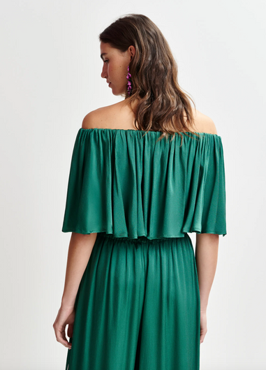 EA Huntsville Ruffle Top in Madison Blue