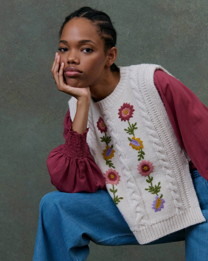 Louise Misha Adela SL Knit in Cream