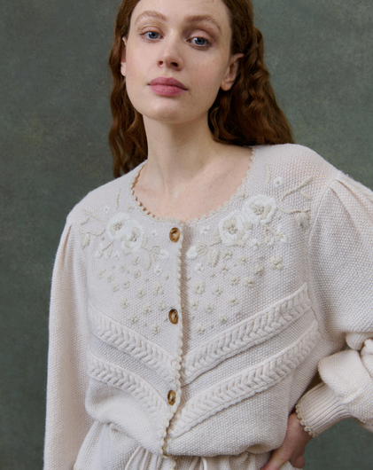 Louise Misha Sandya Knit in Cream