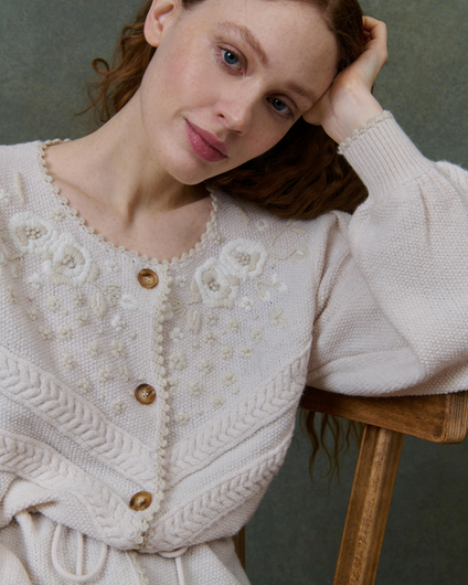 Louise Misha Sandya Knit in Cream
