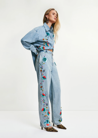 Essentiel Antwerp Innecticut Sequin  Denim Jeans