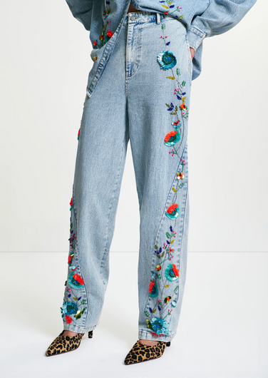 Essentiel Antwerp Innecticut Sequin  Denim Jeans