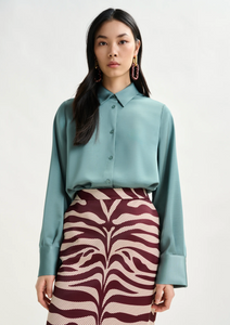 You added <b><u>Essentiel Antwerp Ipomoea Boxy Top in Poseidon Blue</u></b> to your cart.