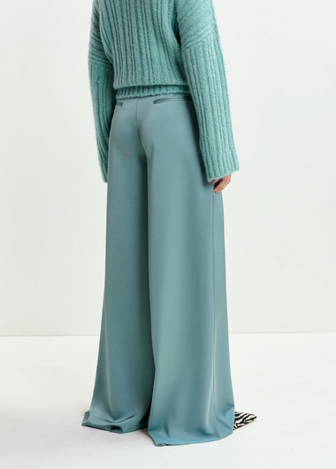 Essentiel Antwerp Ixie Wide Leg Pants in Poseidon Blue
