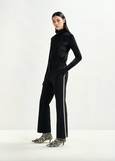 Essentiel Antwerp Ibell Rhinestone Tap Pants in Black