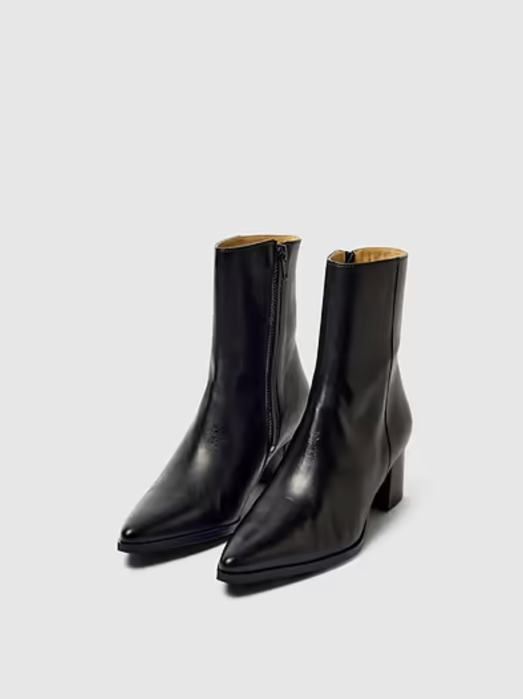 SELECTED Stine Leather Boot in Black