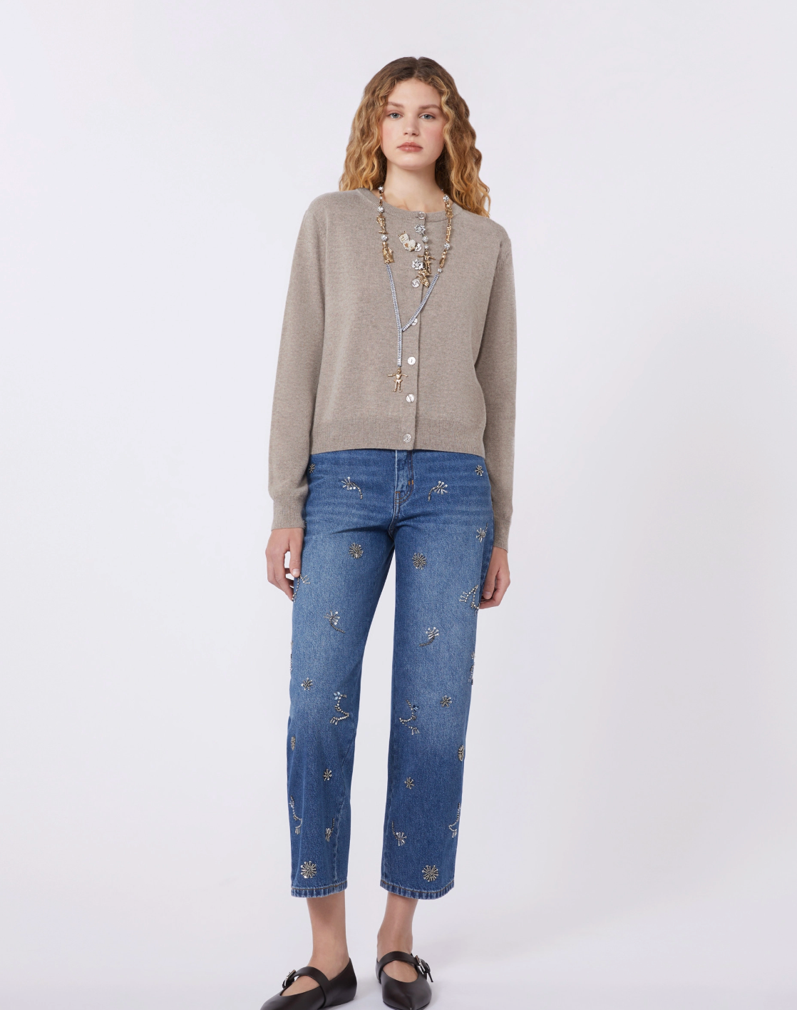 Weekend Maxmara Nebbia Cardigan in Turtledove