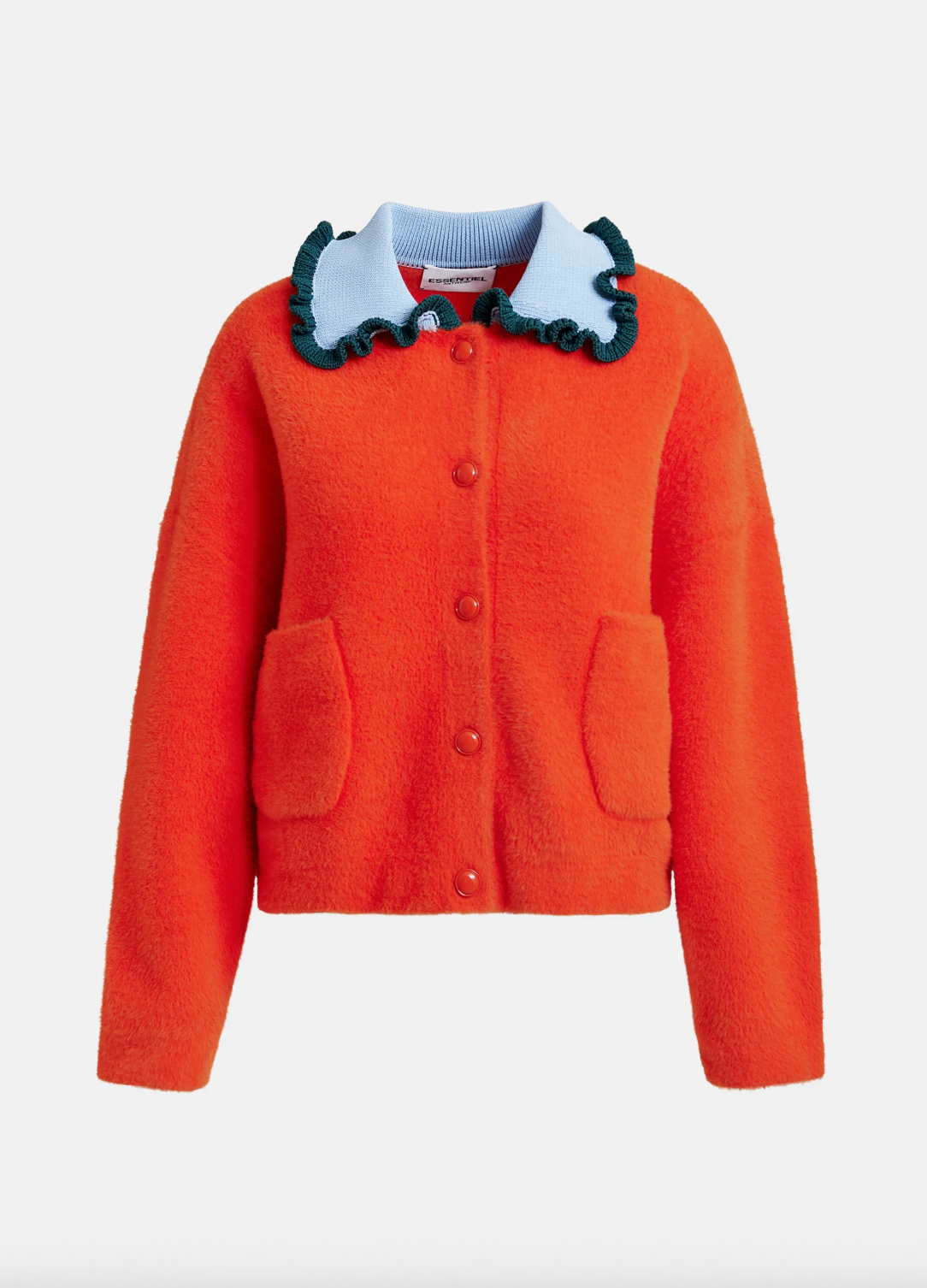 Essenitel Antwerp Jardener Knit Cardi in Nectarine