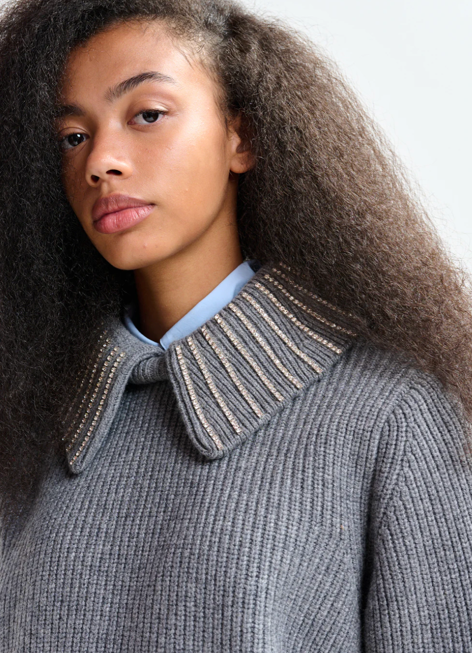 Essentiel Antwerp Jimmer Pullover in Grey