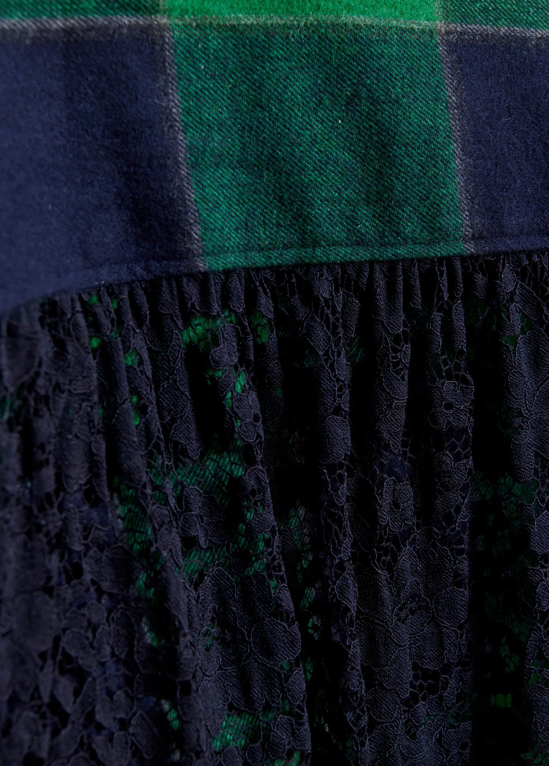 Essentiel Antwerp Joy Lace Back Shirt in Dark Night