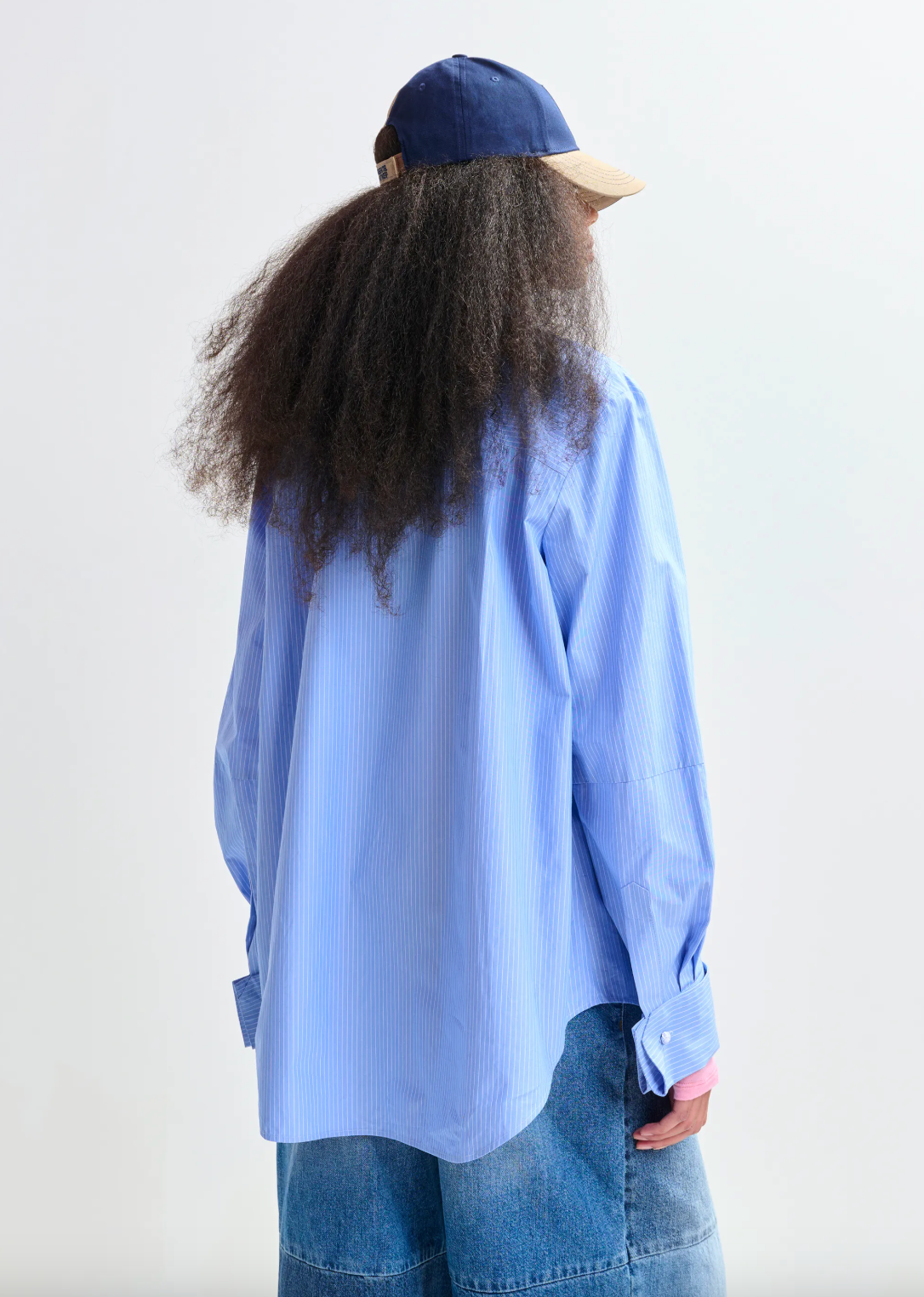 Essentiel Antwerp Juf Ribbon Shirt in Bright Sky