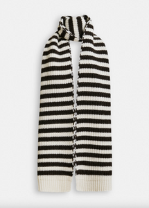 You added <b><u>Essentiel Antwerp Juny Striped Knit Scarf in Chocolate Mousse</u></b> to your cart.