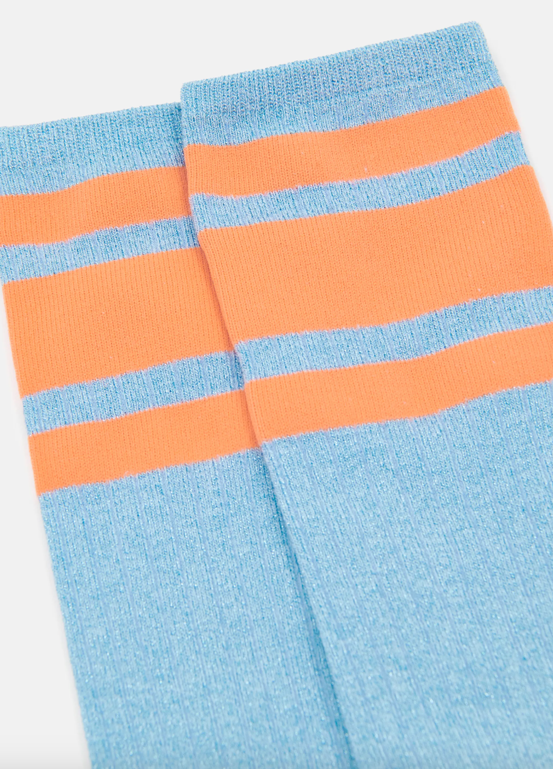 Essentiel Antwerp Jinnie Lurex Socks in Bright Sky