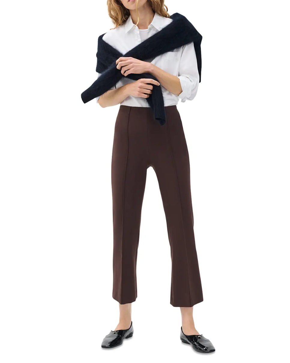 Rag & Bone Irina Pont Kick Flare in Coffee