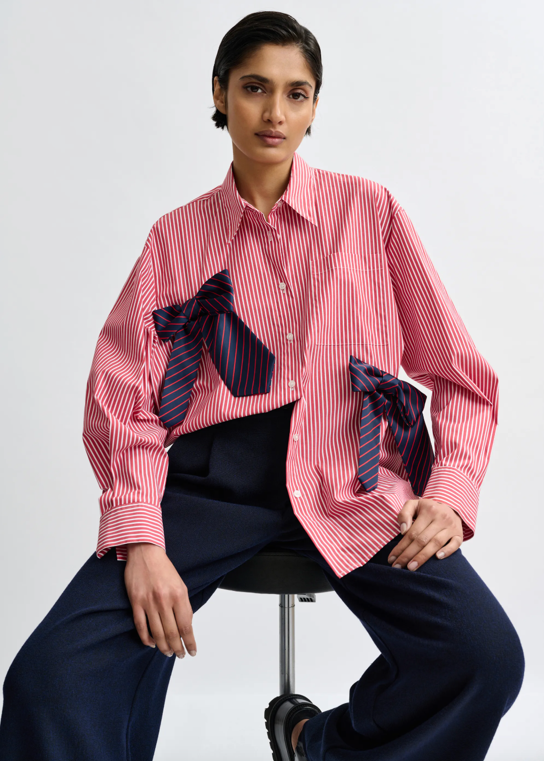 Essentiel Antwerp Jiwi Shirt in Orange Brulee