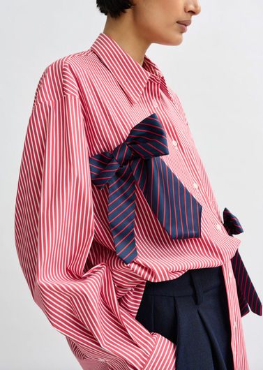 Essentiel Antwerp Jiwi Shirt in Orange Brulee