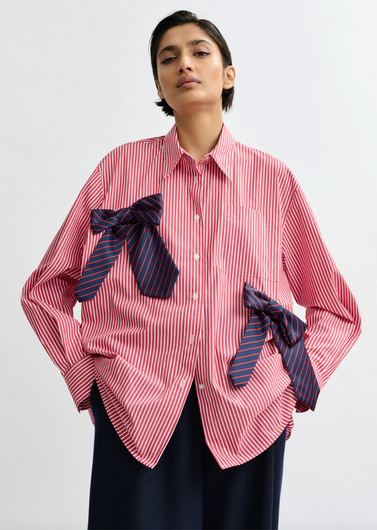 Essentiel Antwerp Jiwi Shirt in Orange Brulee