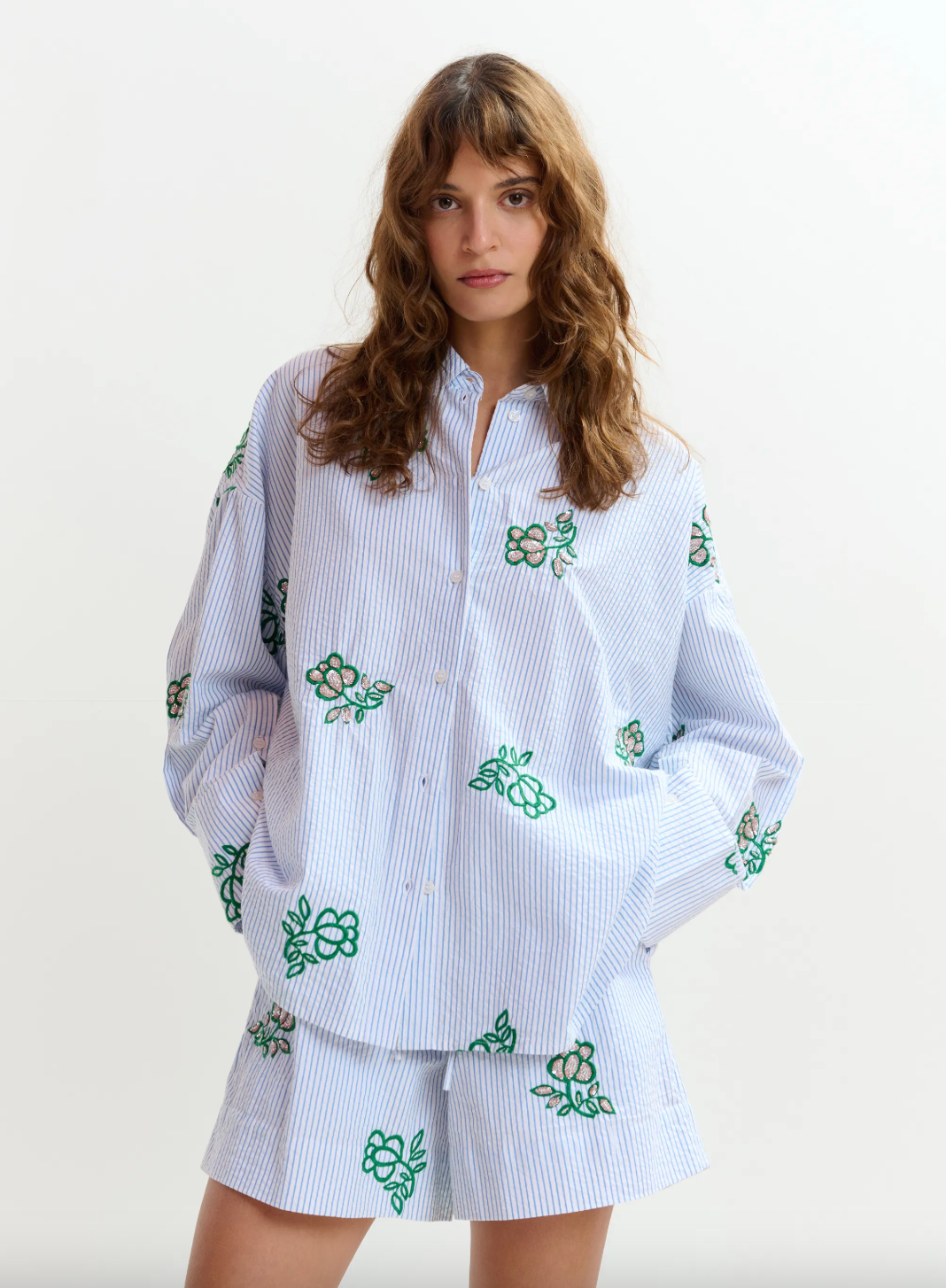 Essentiel Antwerp Jalinki Shirt in Off White
