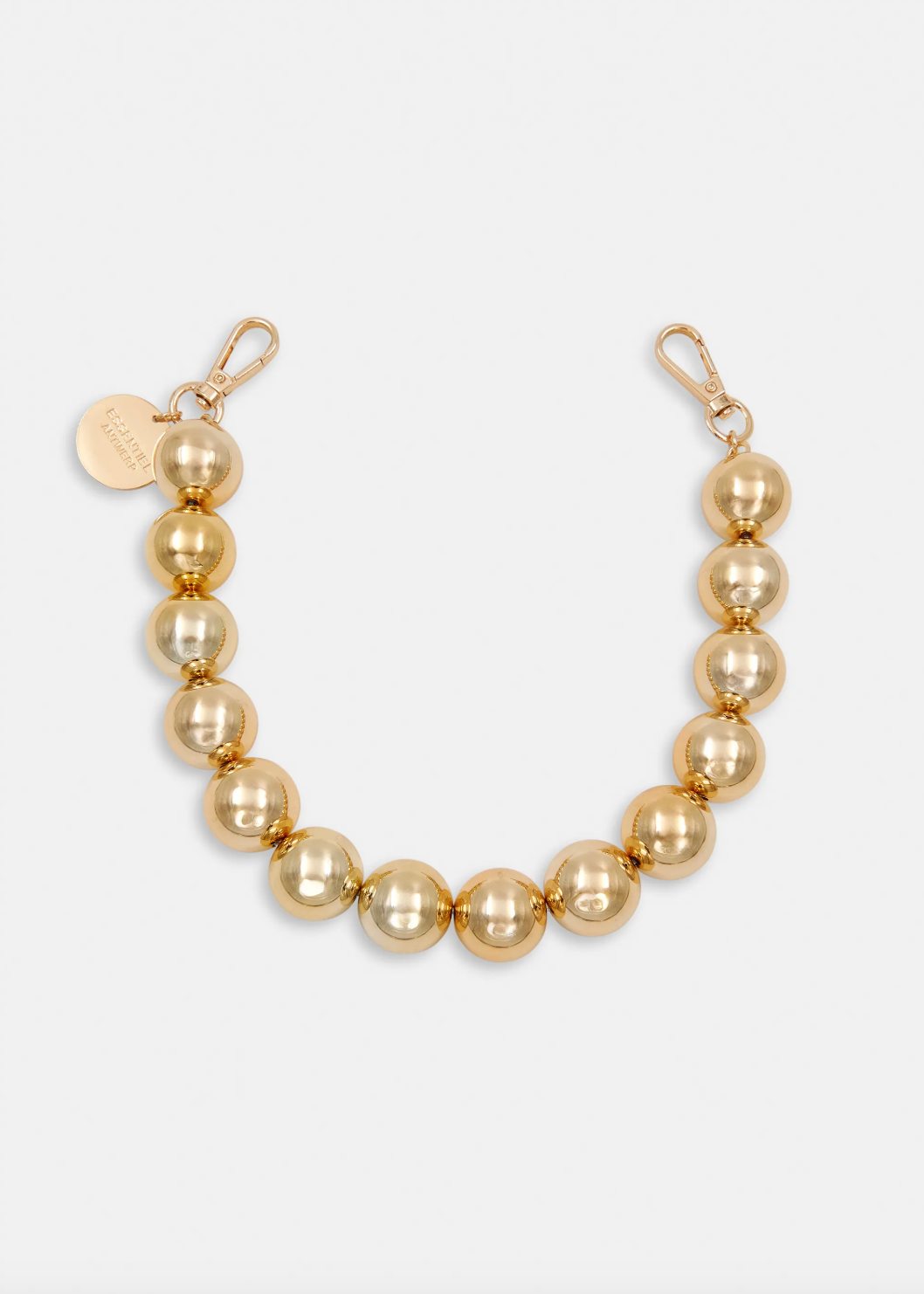 Essentiel Antwerp Jadine Big Balls Chain Charm in Gold