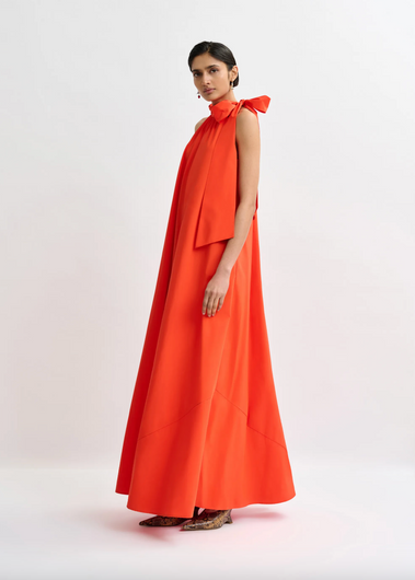 Essentiel Antwerp Jayda Maxi Dress in Fire Glow
