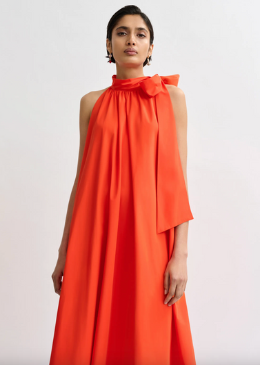 Essentiel Antwerp Jayda Maxi Dress in Fire Glow