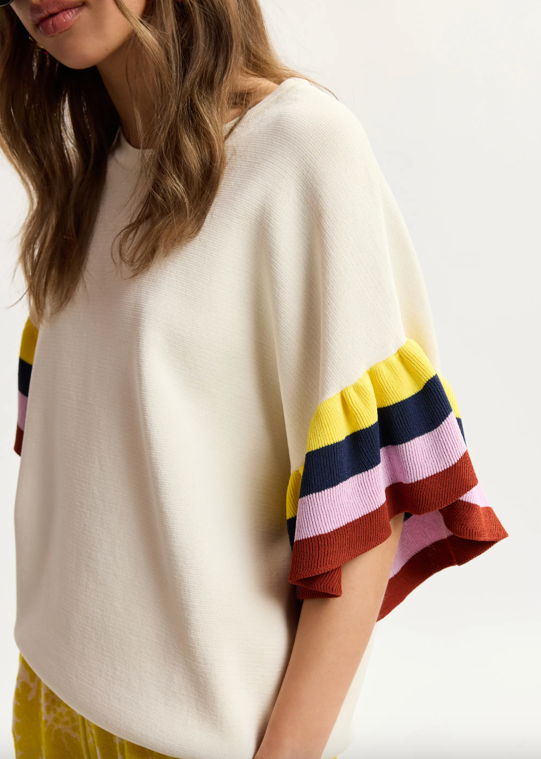 Essentiel Antwerp Januari Knitted Top - Off White