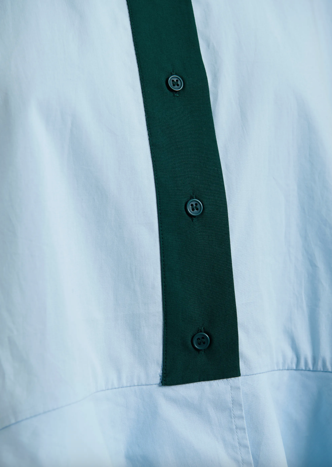 Essentiel Antwerp Kaylee Peplum Ruffle Shirt - Aquamarine