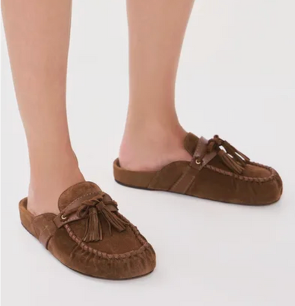 Marant Etoile Malvin Tassel Slip On - Cognac