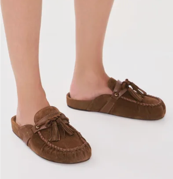 Marant Etoile Malvin Tassel Slip On - Cognac