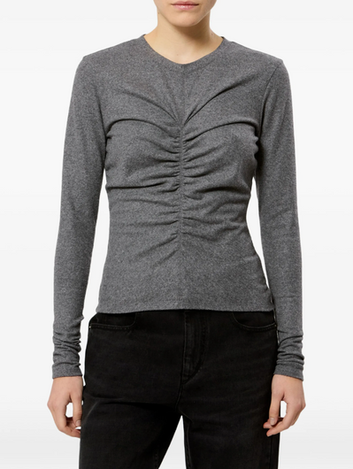 Marant Etoile Delesa Jersey Top - Grey