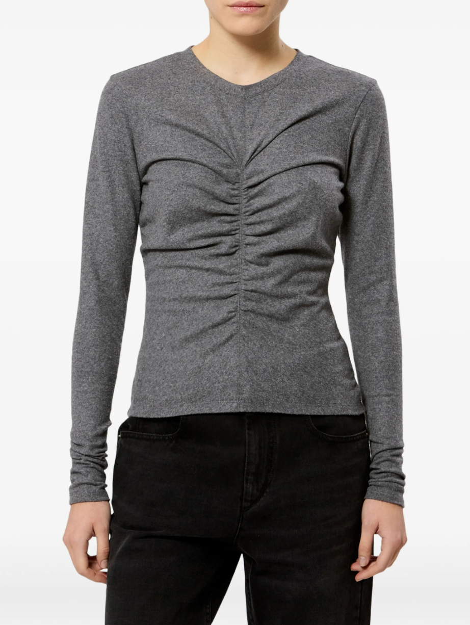 Marant Etoile Delesa Jersey Top - Grey