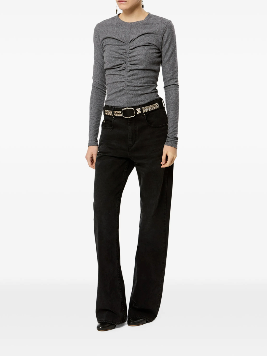 Marant Etoile Delesa Jersey Top - Grey