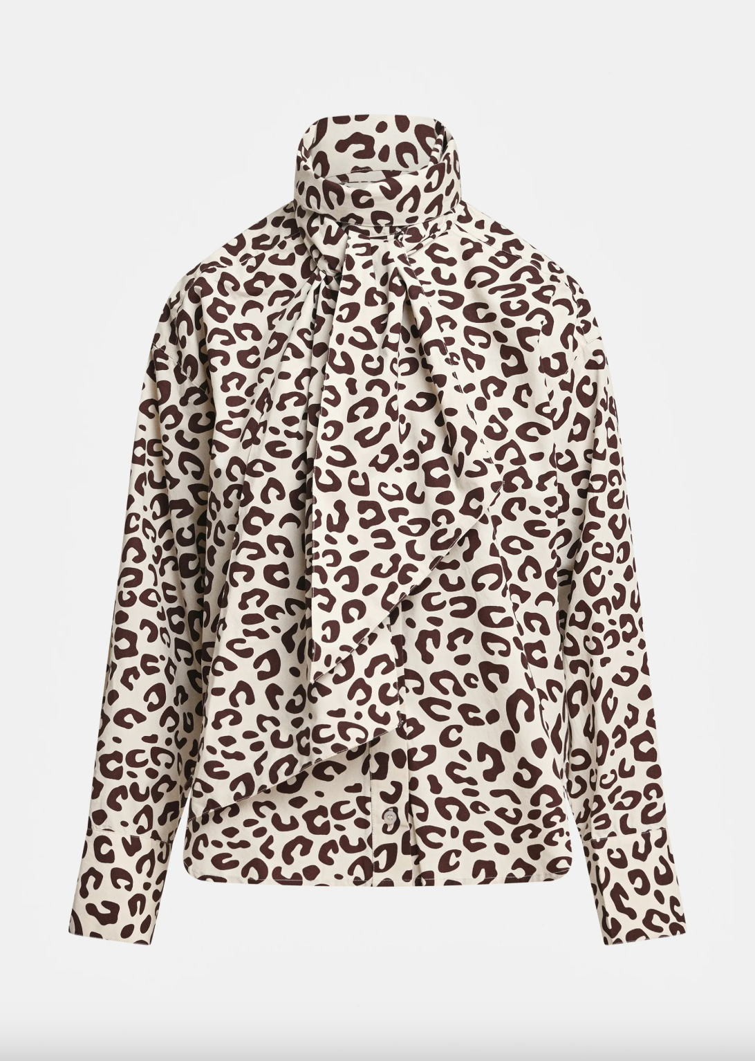 Essentiel Antwerp Khaleesi Pussy Bow Tie Shirt - Bear Me