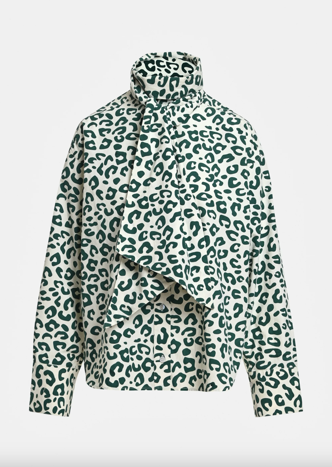 Essentiel Antwerp Khaleesi Pussy Bow Tie Shirt - Off White