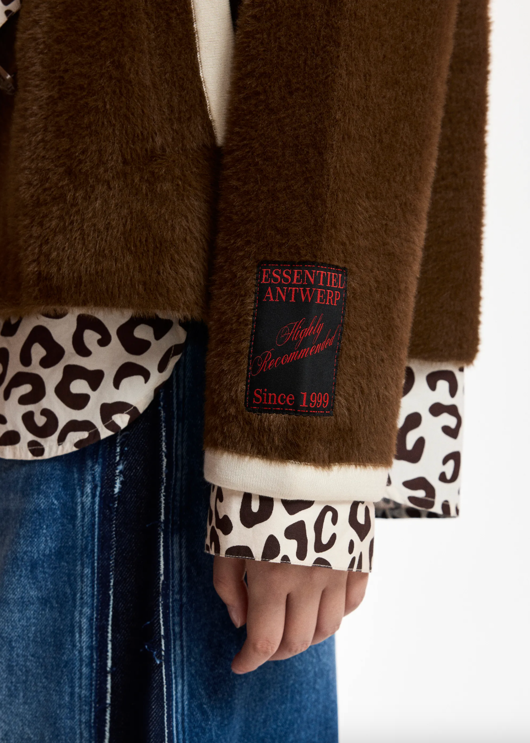 Essentiel Antwerp Kugar Contrast Cardigan - Bear Me