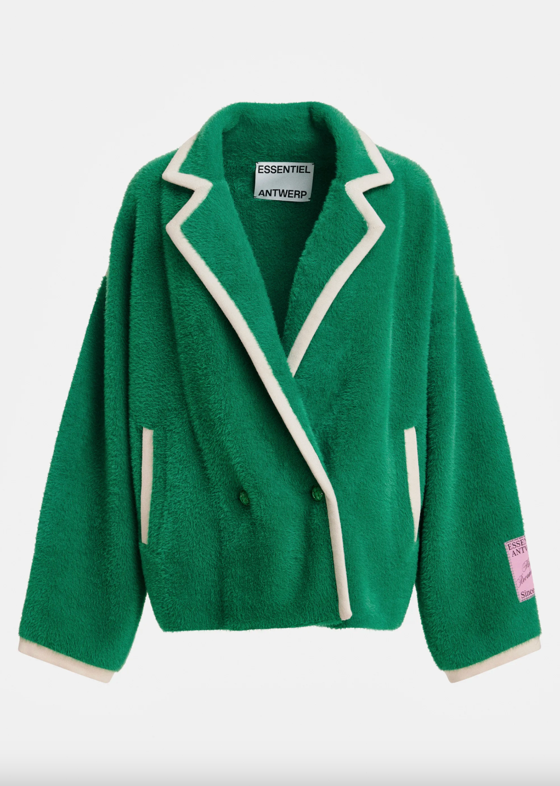 Essentiel Antwerp Kugar Contrast Cardigan - Kiwi Queen
