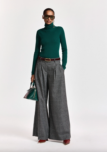 Essentiel Antwerp Kollection Wide Leg Pants - Steel Pulse