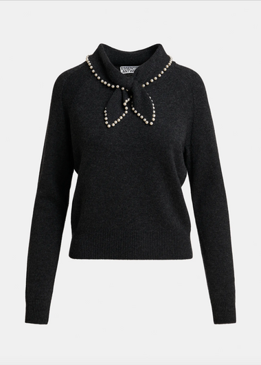 Essentiel Antwerp Kasa Pullover with Beads - Steel Pulse