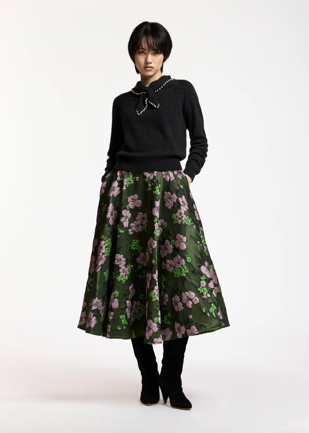 Essentiel Antwerp Kasa Pullover with Beads - Steel Pulse