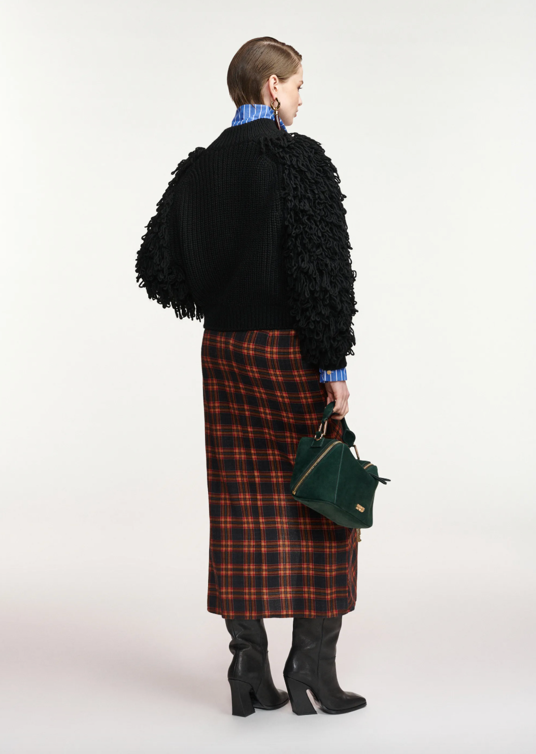 Essentiel Antwerp Klush Knit Cardigan - Black