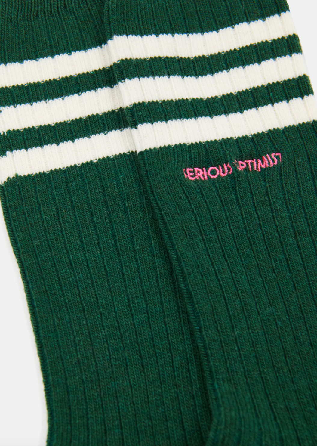 Essentiel Antwerp Kallet Striped Thick Socks - Forest Whisper