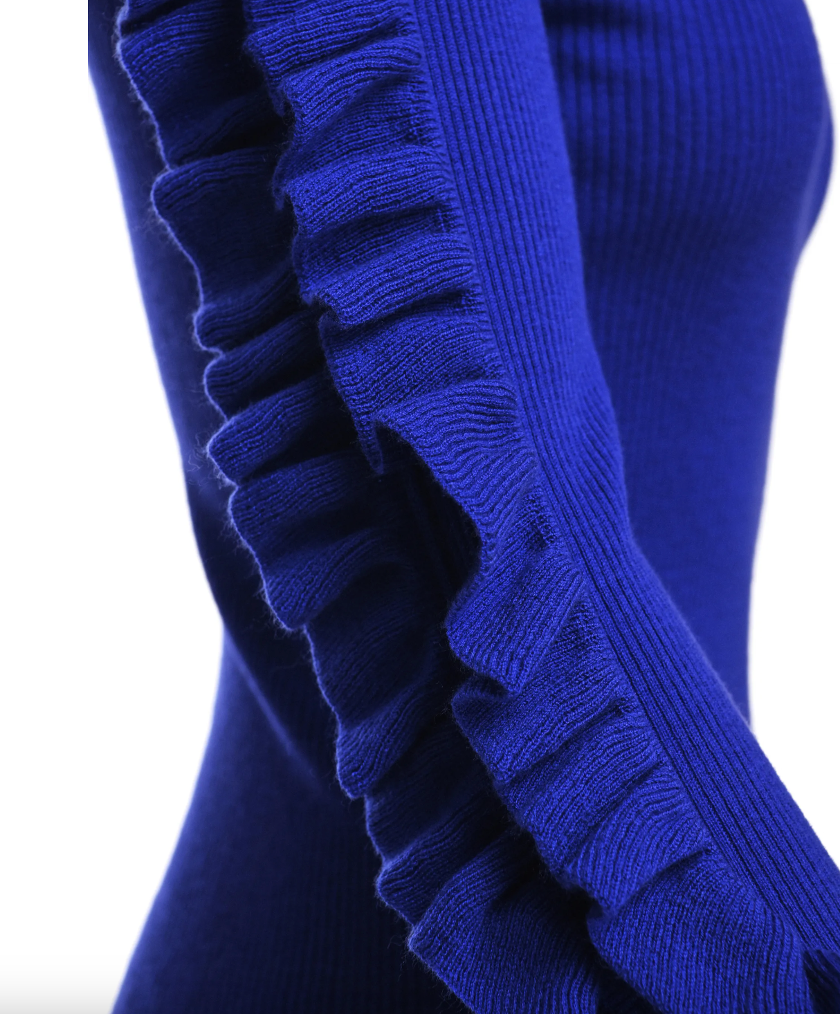 Essentiel Antwerp Kitty Pullover with Frills - Indigo Ink