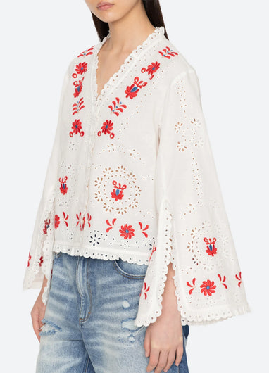 Sea New York Catharina LS Top - Cream